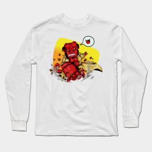 Hell Chibi Boy Long Sleeve T-Shirt